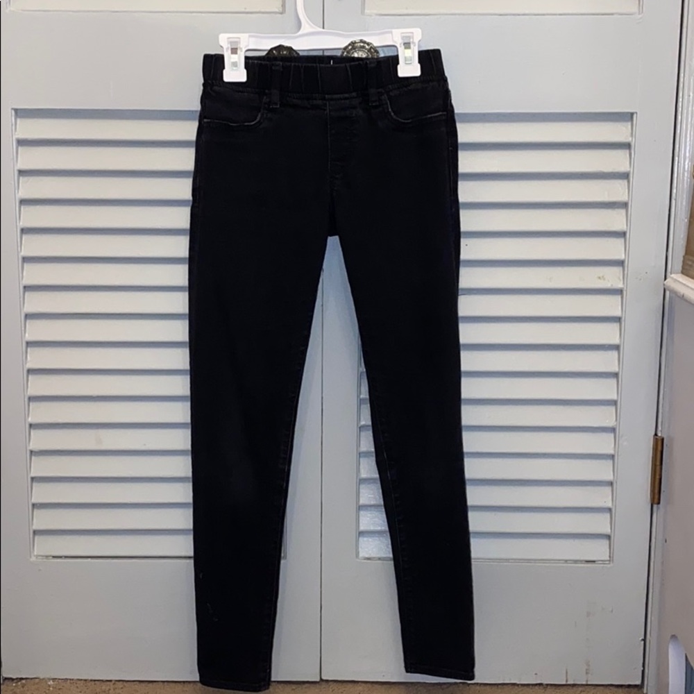 GAP girls black jeggings